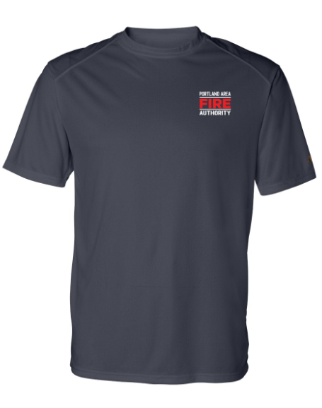 Portland Fire Dept - Adult Wicking T-Shirt Navy