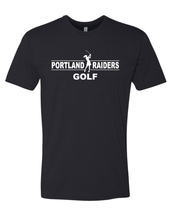 Portland HS Girl's Golf Apparel - Adult Unisex T-Shirt Black