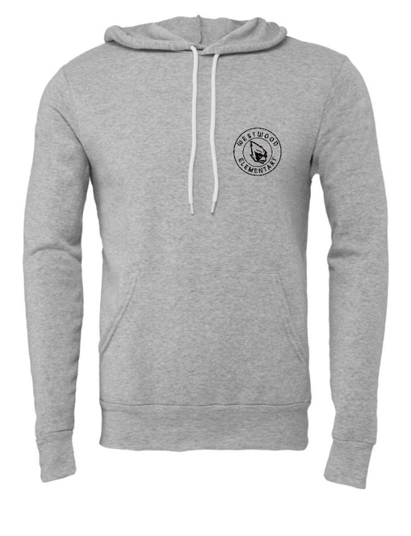 Westwood Back to School - Adult Fleece Hoodie (Grey/ Dark Grey)