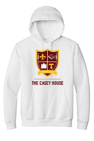 Custom Apparel - Screen Printing - Powers Catholic HS - The Casey House - Fleece Pullover Hoodie *Full Front Design* - Powers Catholic HS - 16927