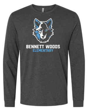 Custom Apparel - Screen Printing - PRE - ORDER | Bennet Woods - Unisex Long Sleeve T-Shirt - Long Sleeve T-Shirt - Bennett Woods - 14525