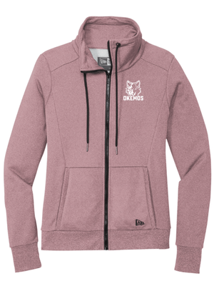 Custom Apparel - Screen Printing - PRE - ORDER | Bennett Woods Ladies New Era Terry Full - Zip Cowl - Embroidered - Bennett Woods - 14571
