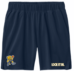 Custom Printed Apparel | PRE - ORDER | GL Basketball - Lock It In 7" Repeat Shorts - Grand Ledge BBall OD
