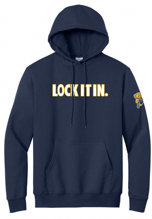 Custom Printed Apparel | PRE - ORDER | GL Basketball - Lock It In Unisex Hoodie - Grand Ledge BBall OD