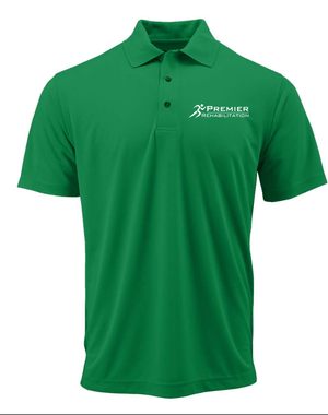 Custom Apparel - Screen Printing - Premier Rehabilitation - Men's Performance Polo - Premier Rehab