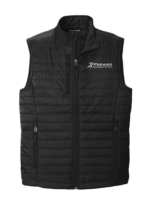 Custom Apparel - Screen Printing - Premier Rehabilitation - Men's Puffy Vest - Premier Rehab