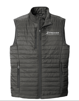 Custom Apparel - Screen Printing - Premier Rehabilitation - Men's Puffy Vest - Premier Rehab