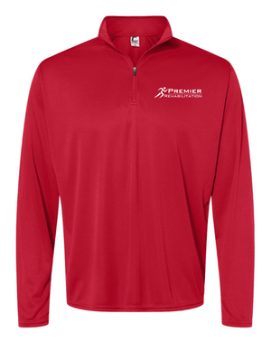 Custom Apparel - Screen Printing - Premier Rehabilitation - Men's Quarter Zip Pullover - Premier Rehab