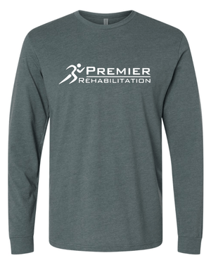 Custom Apparel - Screen Printing - Premier Rehabilitation - Unisex Long Sleeve T-Shirt (Royal - Black - Indigo) - Premier Rehabilitation - 16667