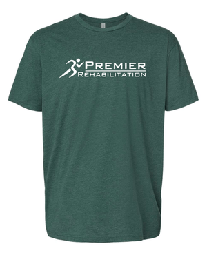 Custom Apparel - Screen Printing - Premier Rehabilitation - Unisex T-Shirt (Black - Espresso - Forest Green) - Premier Rehabilitation - 16667