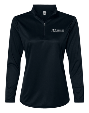 Custom Apparel - Screen Printing - Premier Rehabilitation - Women's Quarter Zip Pullover - Premier Rehab