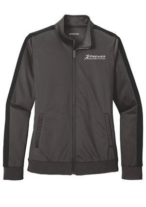 Custom Apparel - Screen Printing - Premier Rehabilitation - Women's Track Jacket - Premier Rehab