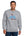 Okemos Woof Pack Crewneck Heather Grey front view