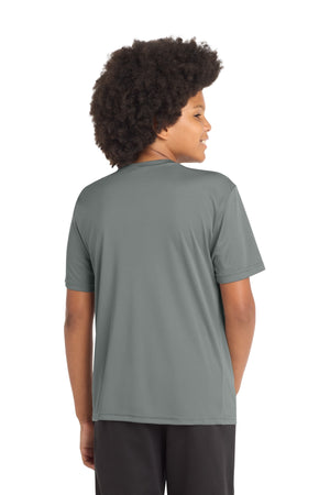 Grand Ledge MS Basketball Player Packs T-Shirt Grey Concrete back view