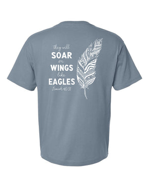 NCCS Senior Shirts T-Shirt Vintage Denim back view