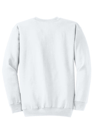 Community Education Apparel Crewneck White back view