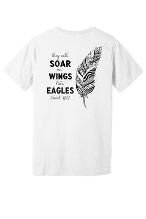 NCCS Senior Shirts T-Shirt White back view