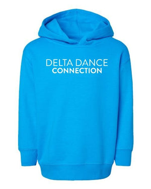 Delta Dance Connection - General Hoodie Turquoise front view