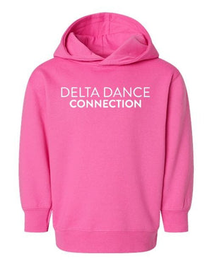 Delta Dance Connection - General Hoodie Raspberry front view