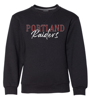 Custom Apparel - Screen Printing - Raider PTO Fundraiser - Youth Crewneck Sweatshirt - Crewneck Sweatshirt - Raider PTO - 14388