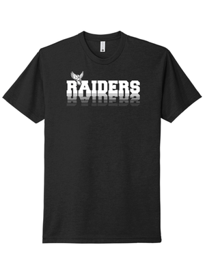 Custom Apparel - Screen Printing - Raiders Mirror T-shirt ~ Adult & Youth (Crimson / Black) - T-Shirt - Fabricated Customs