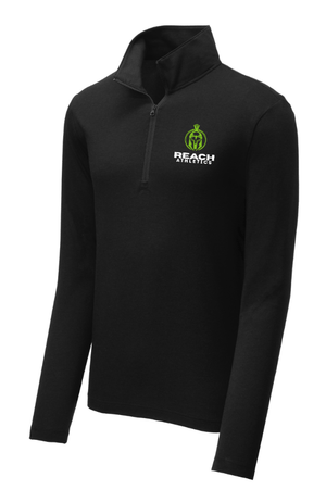 Custom Printed Apparel | REACH Athletics - Men's Tri Blend Performance Quarter Zip Pullover - REACH Athletics - 18092