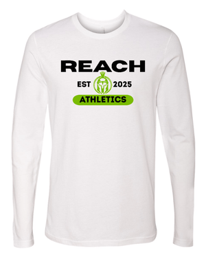 Custom Printed Apparel | REACH Athletics - Unisex Cotton Long Sleeve T-Shirt - REACH Athletics - 18092