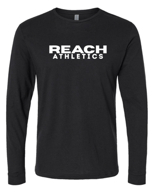 Custom Printed Apparel | REACH Athletics - Unisex Long Sleeve T-Shirt (Back Logo Design) - REACH Athletics - 18092
