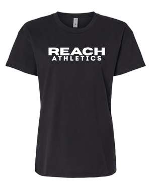 Custom Printed Apparel | REACH Athletics - Women's Cotton Relaxed T-Shirt (Back Logo Design) - REACH Athletics - 18092