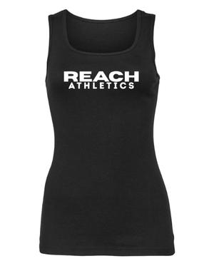 Custom Printed Apparel | REACH Athletics - Women's Micro Rib Tank (Back Logo Design) - REACH Athletics - 18092