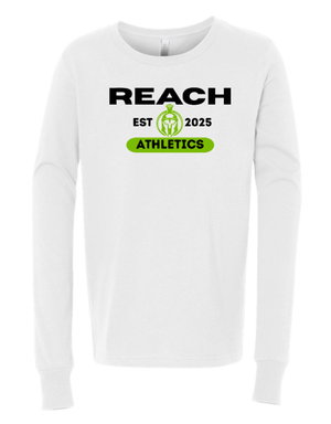 Custom Printed Apparel | REACH Athletics - Youth Cotton Long Sleeve T-Shirt - REACH Athletics - 18092