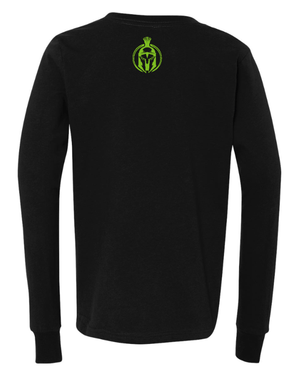 Custom Printed Apparel | REACH Athletics - Youth Cotton Long Sleeve T-Shirt (Back Logo Design) - REACH Athletics - 18092