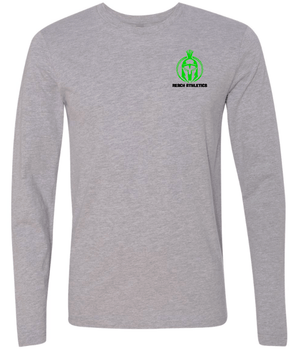 Custom Printed Apparel | Reach Holiday Store | Adult Unisex Grey Long Sleeve "Reach Higher" - Reach Holiday Store - 18777
