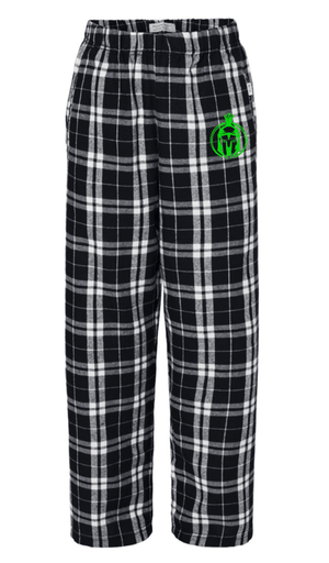 Custom Printed Apparel | Reach Holiday Store | Youth Black Plaid Flannel Pants "Reach Logo" - Reach Holiday Store - 18777