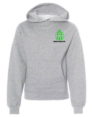 Custom Printed Apparel | Reach Holiday Store | Youth Grey Hoodie "Reach Higher" - Reach Holiday Store - 18777
