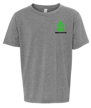 Custom Printed Apparel | Reach Holiday Store | Youth Grey T-Shirt "Reach Higher" - Reach Holiday Store - 18777