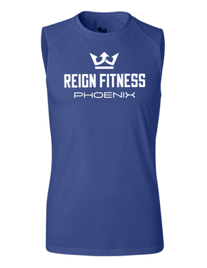 Custom Apparel - Screen Printing - Reign Fitness - Men's Sleeveless Performance Shirt - reign fitness