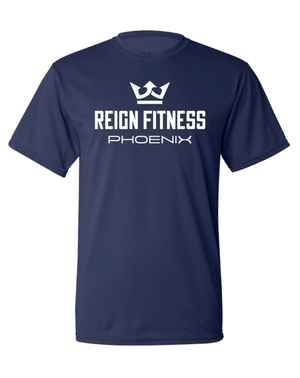 Custom Apparel - Screen Printing - Reign Fitness - Unisex Performance Wicking T-Shirt - reign fitness