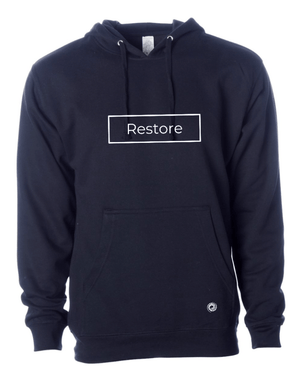Custom Apparel - Screen Printing - Restore Church - Adult Unisex Mid - Weight Hoodie - Restore Church - 15322