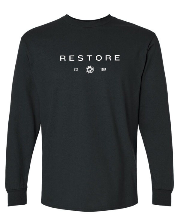 Custom Apparel - Screen Printing - Restore Church - Fall 2024 - Adult Unisex Long Sleeve T-Shirt - Restore Church - Fall 2024 - 16758