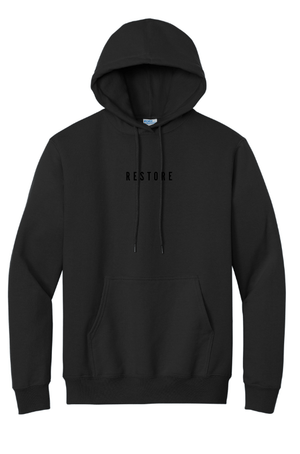 Custom Apparel - Screen Printing - Restore Church - Fall 2024 - Tall Unisex Adult Hooded Sweatshirt - Restore Church - Fall 2024 - 16758
