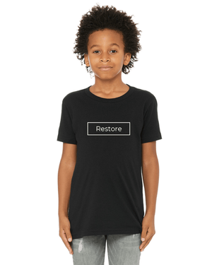 Custom Apparel - Screen Printing - Restore Church - Youth Cotton Jersey T-shirt - Restore Church - 15322