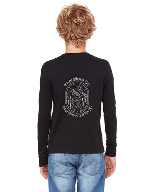 Custom Apparel - Screen Printing - Restore Church - Youth Jersey Long Sleeve T-Shirt - Restore Church - 15322