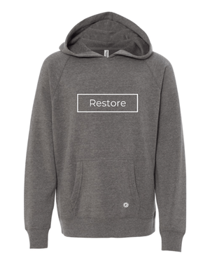 Custom Apparel - Screen Printing - Restore Church - Youth Lightweight Hoodie - Restore Church - 15322