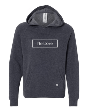 Custom Apparel - Screen Printing - Restore Church - Youth Lightweight Hoodie - Restore Church - 15322