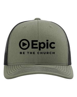 Epic Church 20th Anniversary Headwear Loden/ Black front view