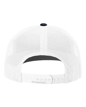 Mid-Michigan Magic Company Headwear Navy/ White back view