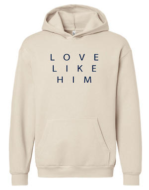 Custom Printed Apparel | Riverview Church - Love Like Him Embroidered Hoodie - Riverview Church - 17890