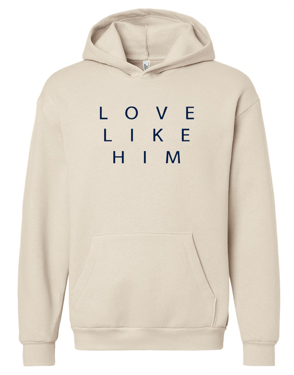 Custom Printed Apparel | Riverview Church - Love Like Him Embroidered Hoodie - Riverview Church - 17890