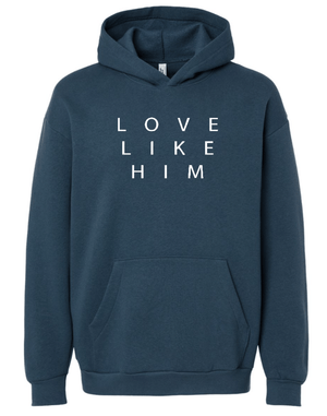 Custom Printed Apparel | Riverview Church - Love Like Him Embroidered Hoodie - Riverview Church - 17890
